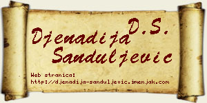 Đenadija Sanduljević vizit kartica